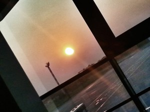 Sunrise in Bucharest